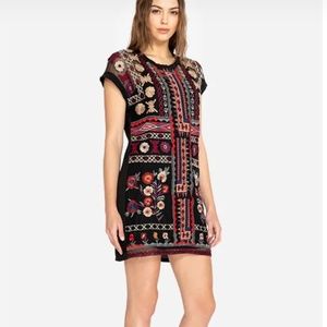 JOHNNY WAS LOVISA MESH TUNIC DRESS